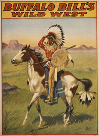 Buffalo BillS Show Poster Namerican Poster For Buffalo BillS Wild West Show  Depicting The Native American Chief Red Cloud Poster Print by (18 x 24)