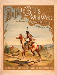 Buffalo BillS Show Poster Namerican Poster For Buffalo BillS Wild West Show  Depicting The Native American Chief Red Cloud Poster Print by (18 x 24)